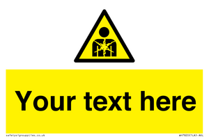 Custom Warning substance or mixture presenting a health hazard